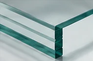 Muestra de vidrio laminado